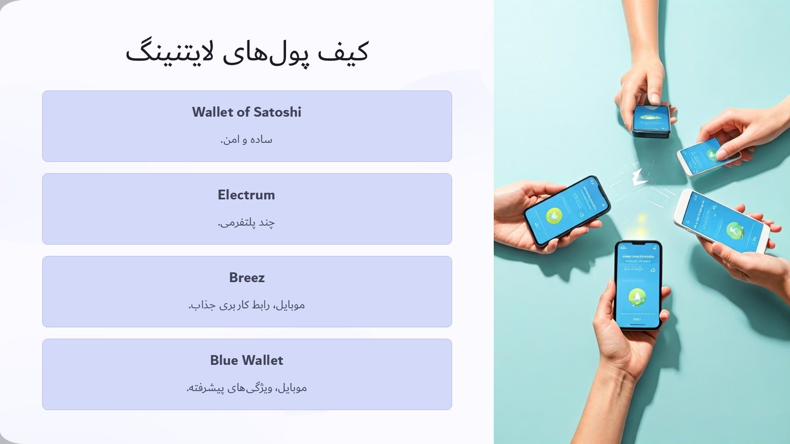 بهترین کیف پولهای لایتنینگ بیت کوین