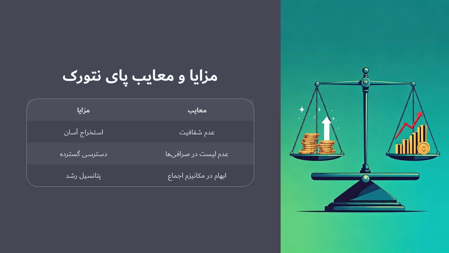 مزایا و معایب پای نتورک