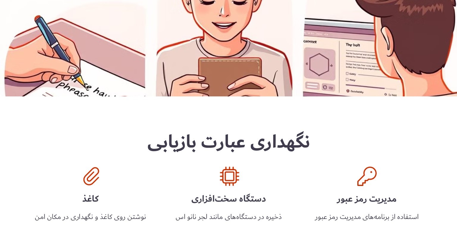نگهداری عبارت بازیابی