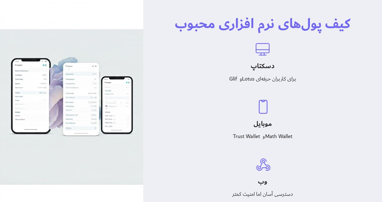 کیف پول های نرم افزاری محبوب
