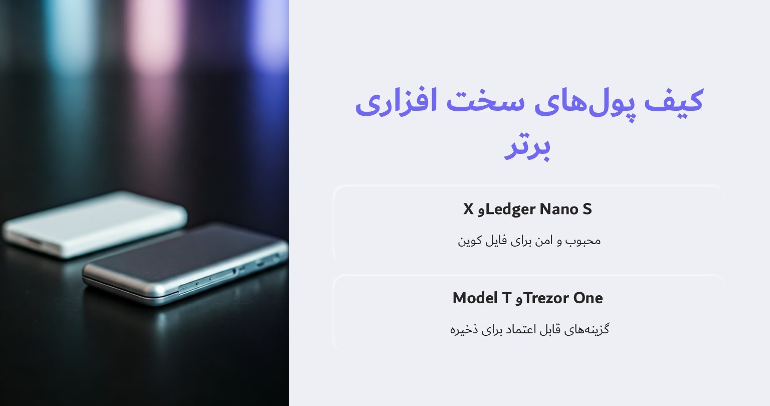 کیف پول های سخت افزاری برتر