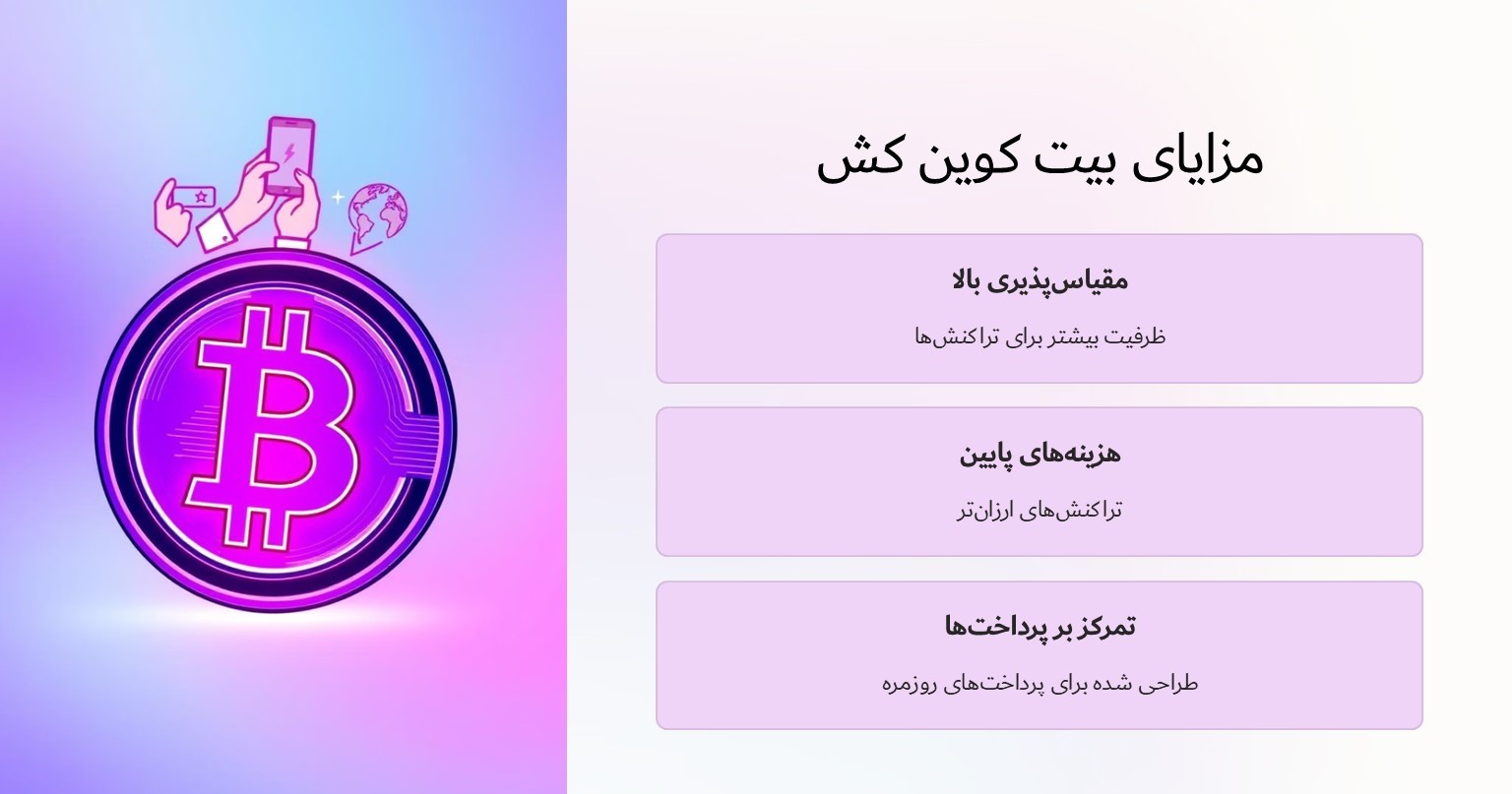 مزایای بیت کوین کش