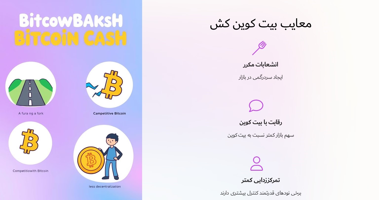 معایب بیت کوین کش