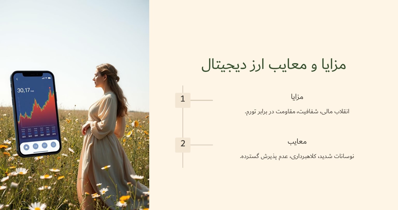 مزایا و معایب ارز دیجیتال