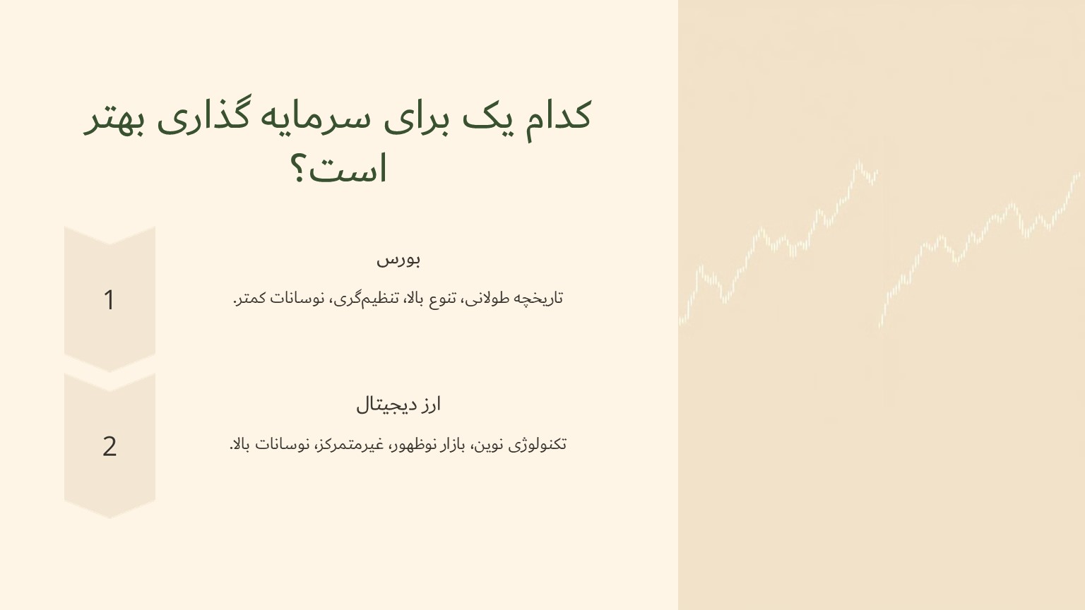 بورس یا ارز دیجیتال: کدام یک برای سرمایه گذاری بهتر است؟