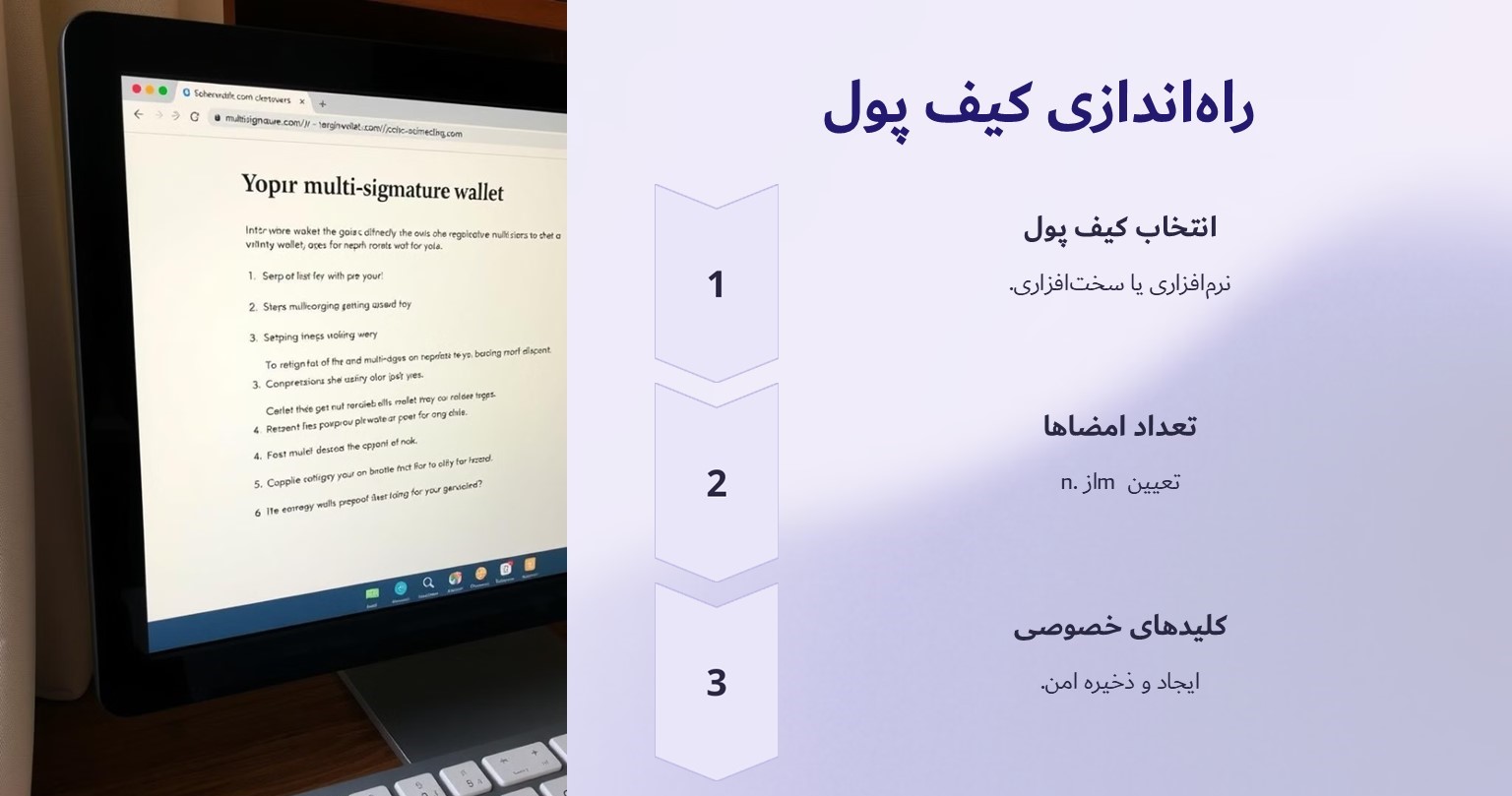 راهنمای کامل راه اندازی کیف پول چند امضایی