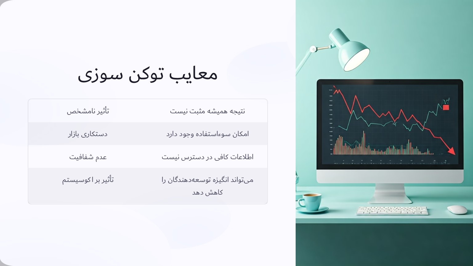 معایب توکن سوزی