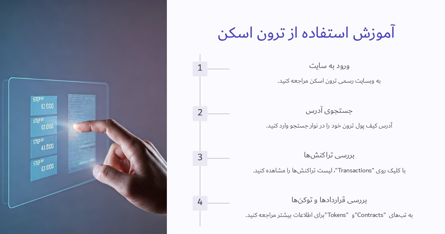 آموزش استفاده از ترون اسکن