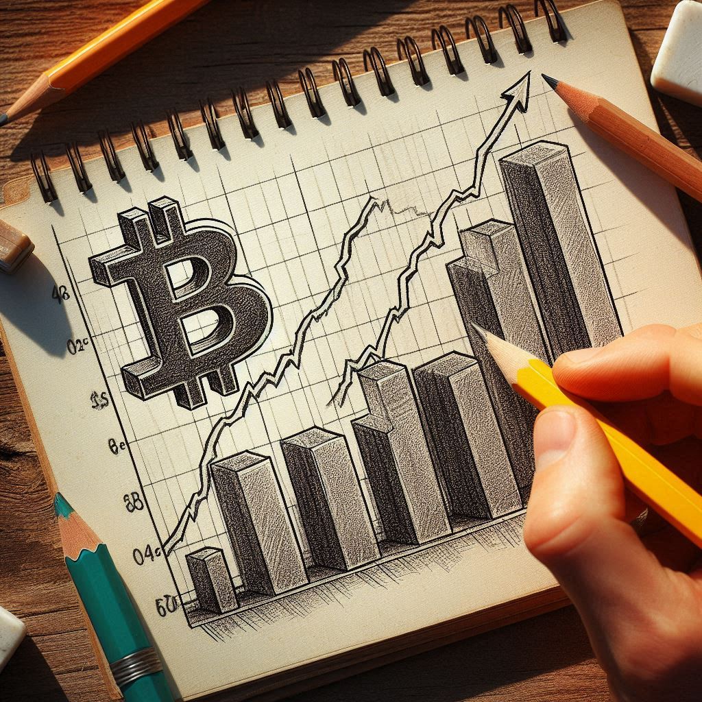 نمودار بیت کوین از ابتدا