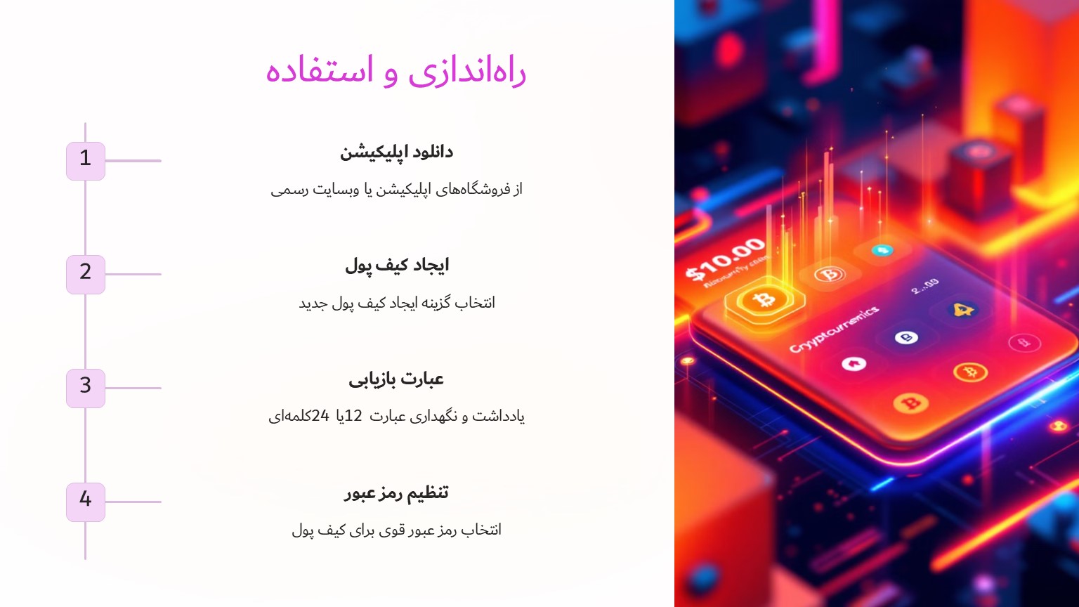 نحوه راه اندازی و استفاده از کیف پول گواردا