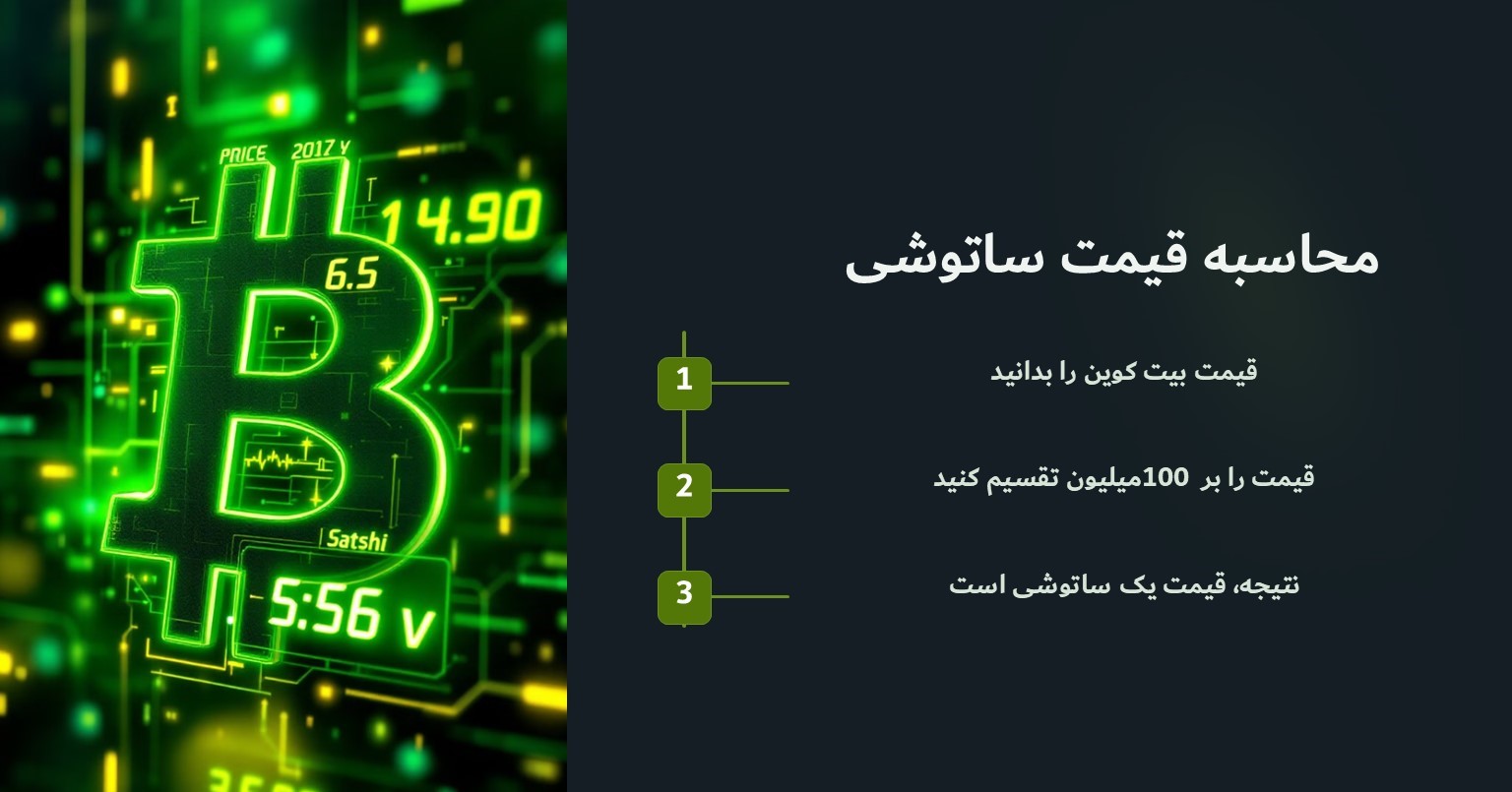 محاسبه قیمت ساتوشی