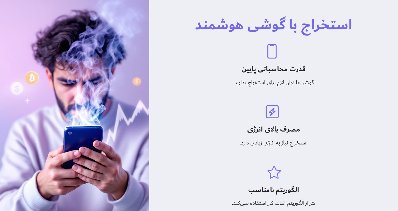 استخراج با گوشی هوشمند