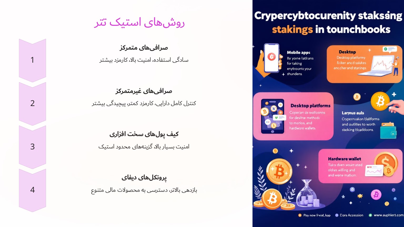 روش های استیک تتر