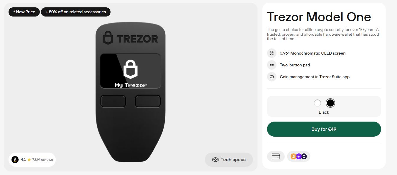 Trezor Model One 