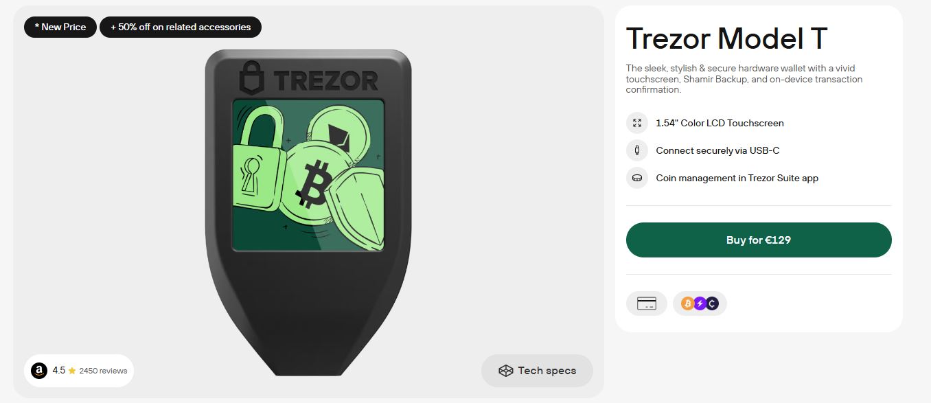 Trezor Model T