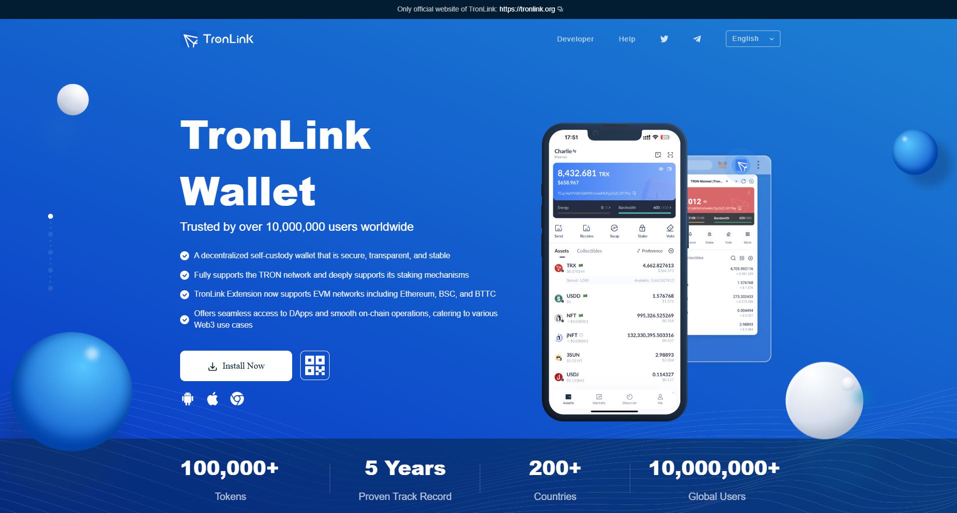 کیف پول ترون لینک