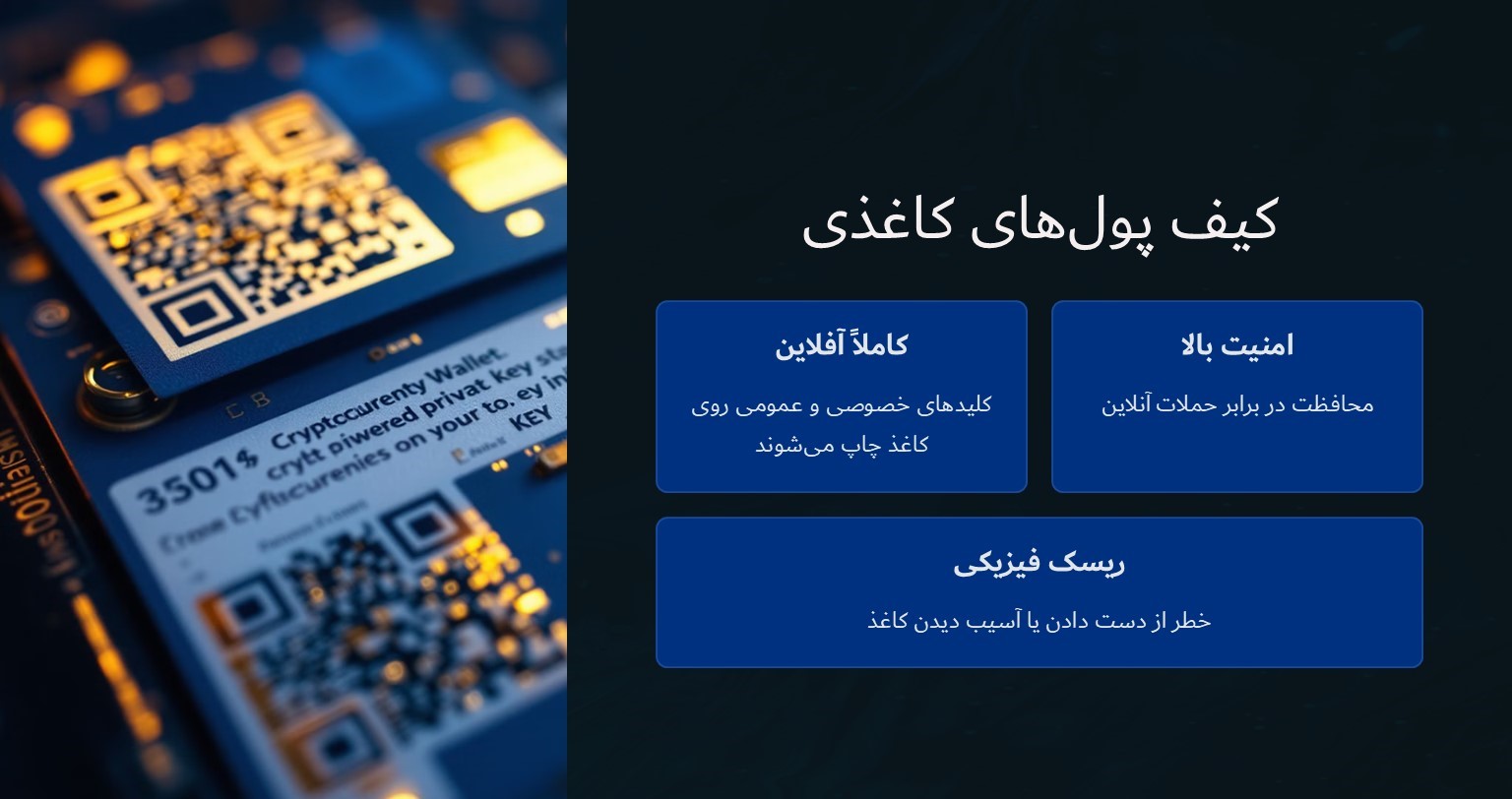 کیف پول های کاغذی