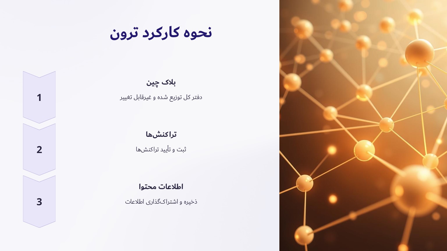 نحوه کارکرد ترون