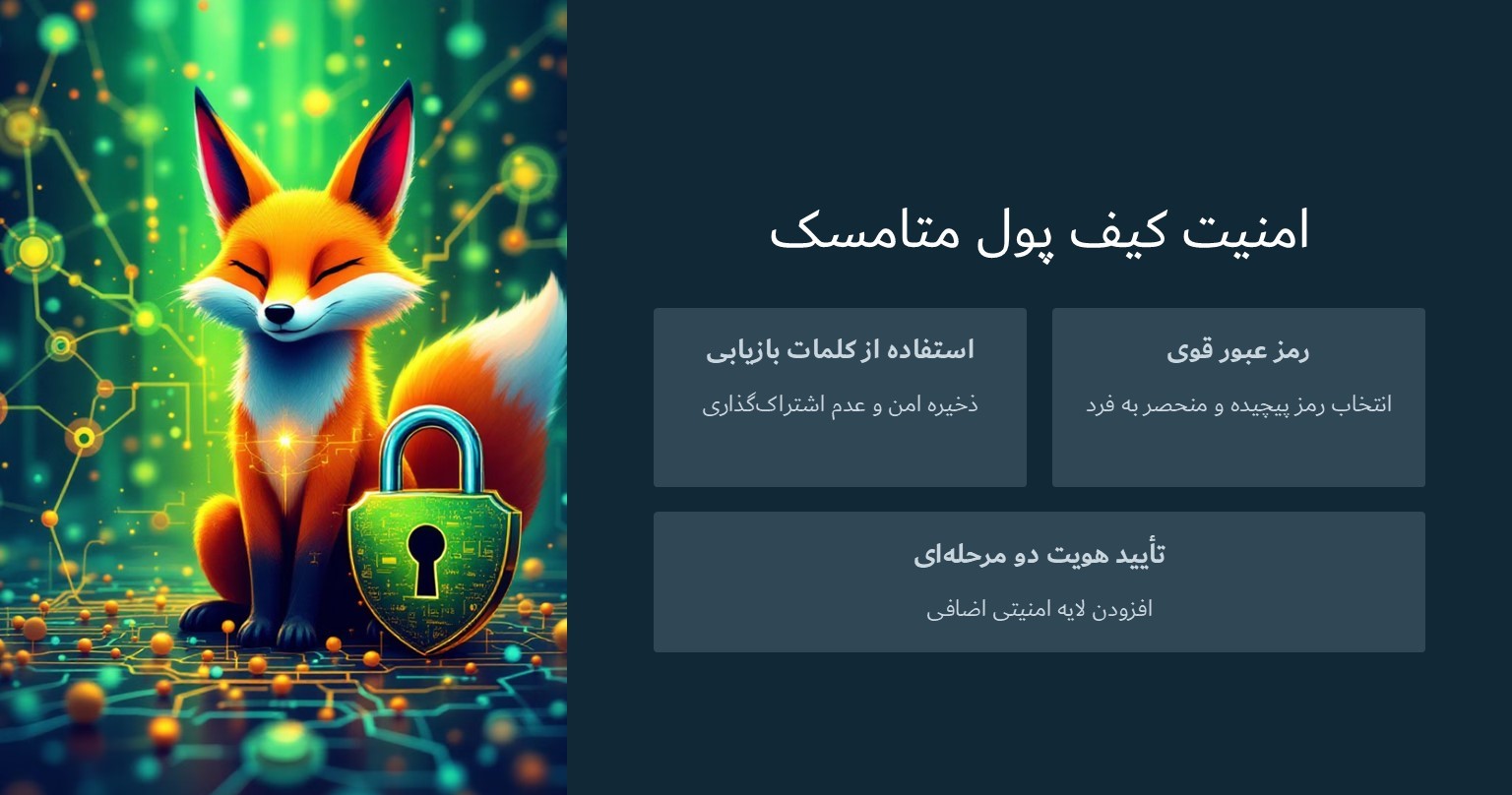 چرا امنیت کیف پول متامسک مهم است؟