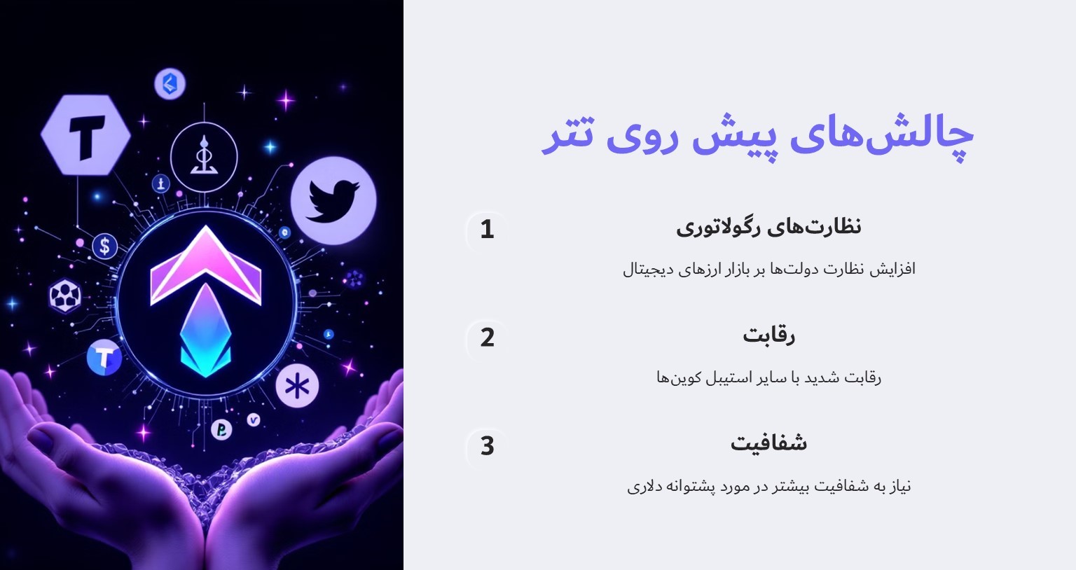 چالش های پیش روی تتر