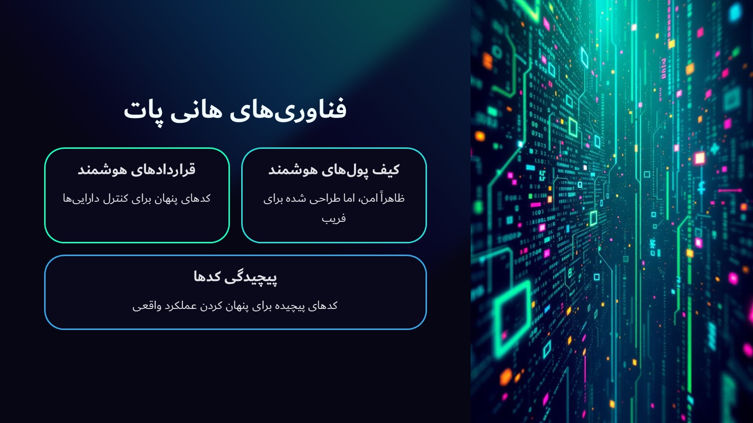 فناوری‌های مختلف هانی پات در ارز دیجیتال