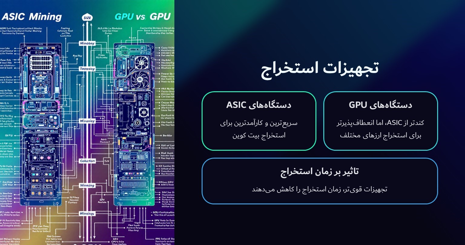 نوع تجهیزات استخراج