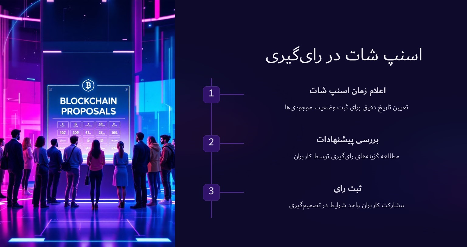 آموزش رای دهی با پلتفرم اسنپ شات